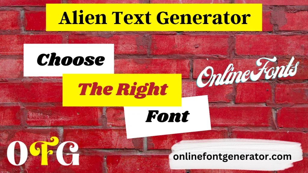 Alien Font Generator